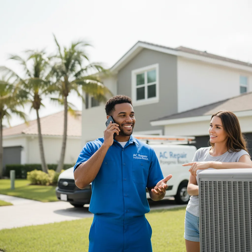 AC Repair Pompano Beach customer support in Harned